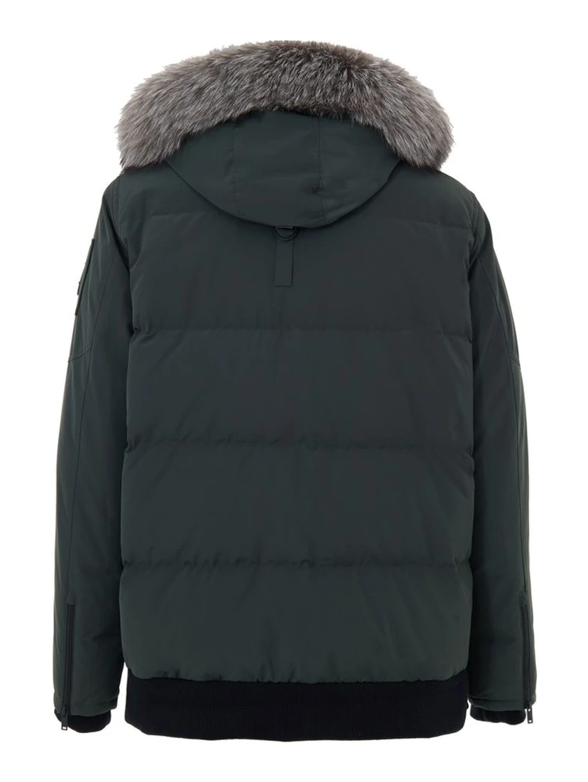 Green Nylon Parka