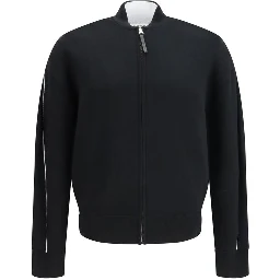 Black Wool Cardigan