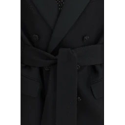 Black Fleece Wool Blazer