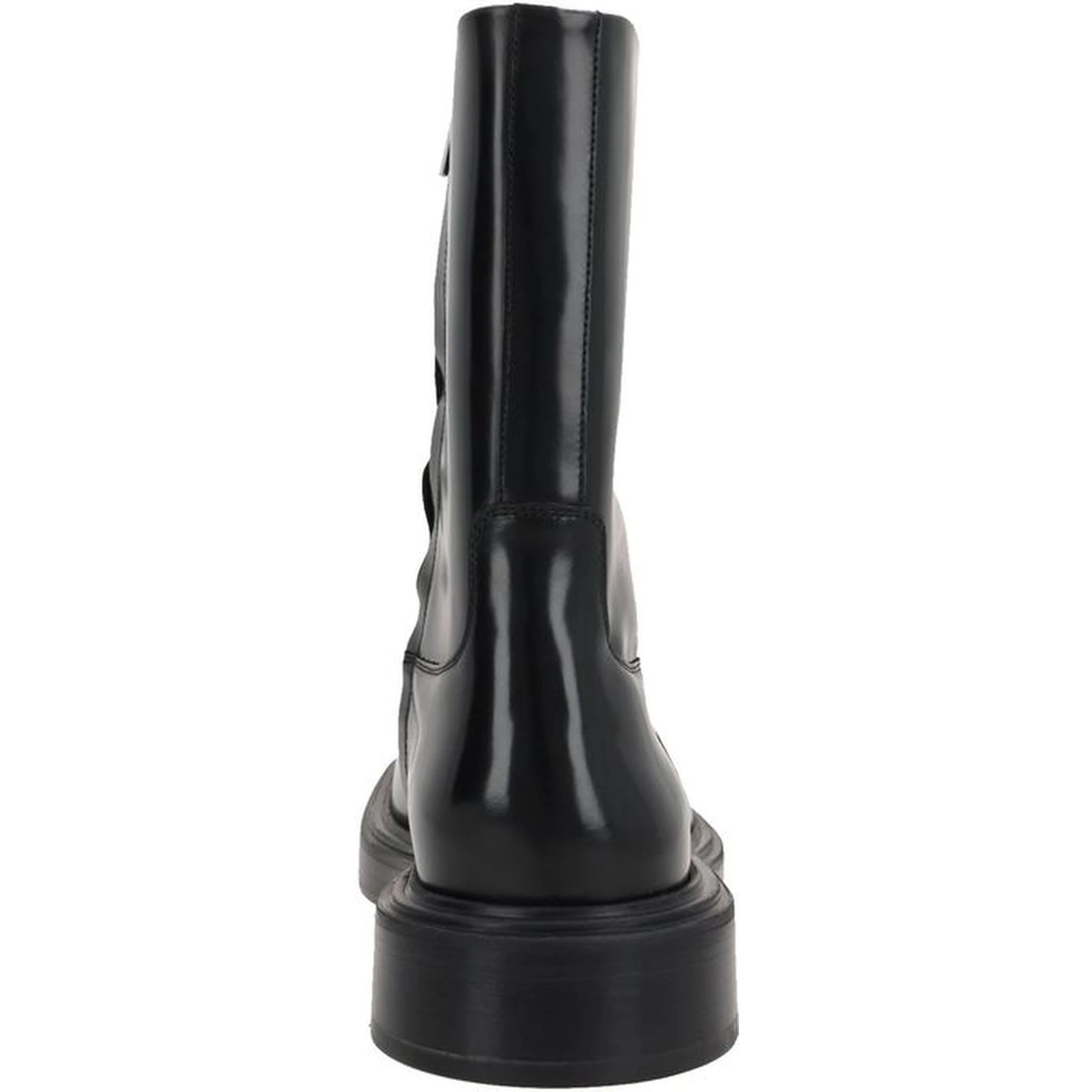 Black Calfskin Ankle Boots