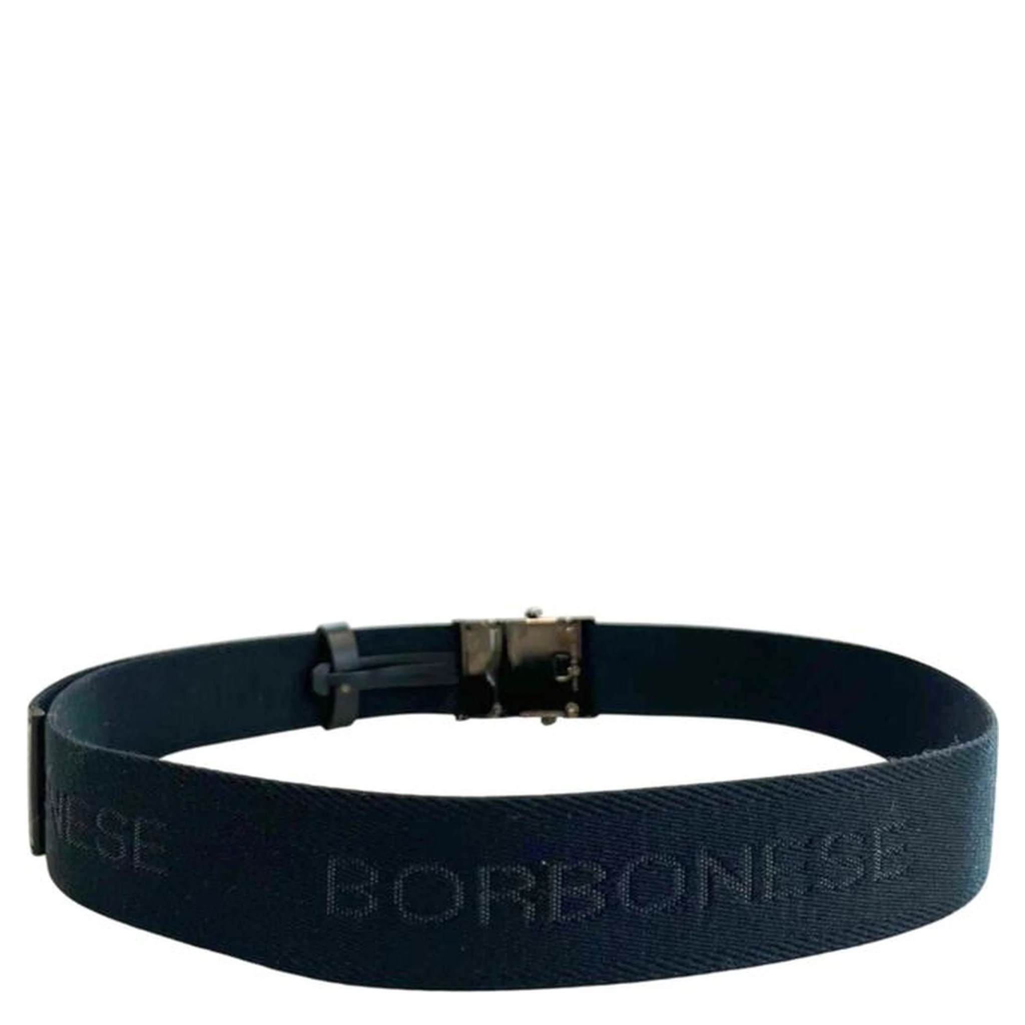 Black Polyester Men's Belt