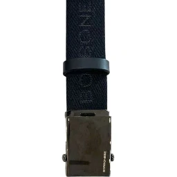 Black Polyester Men's Belt
