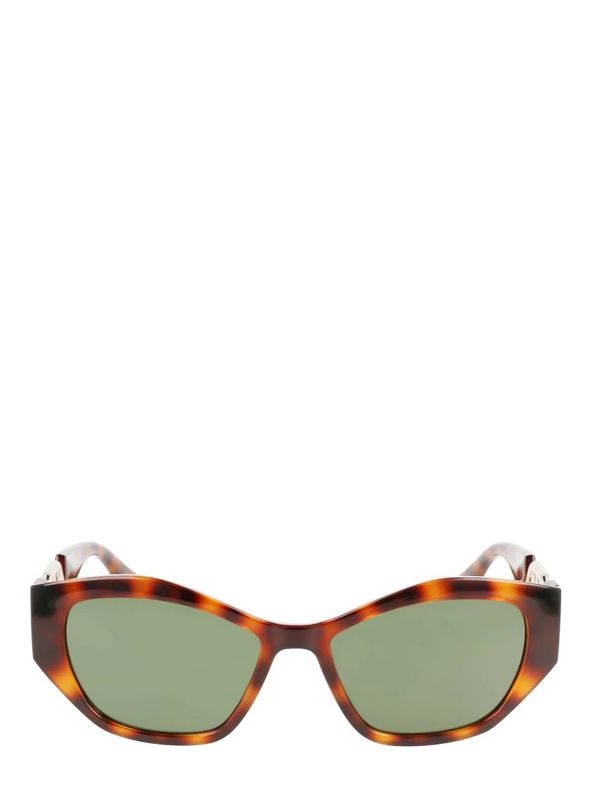 Brown Injected Sunglasses