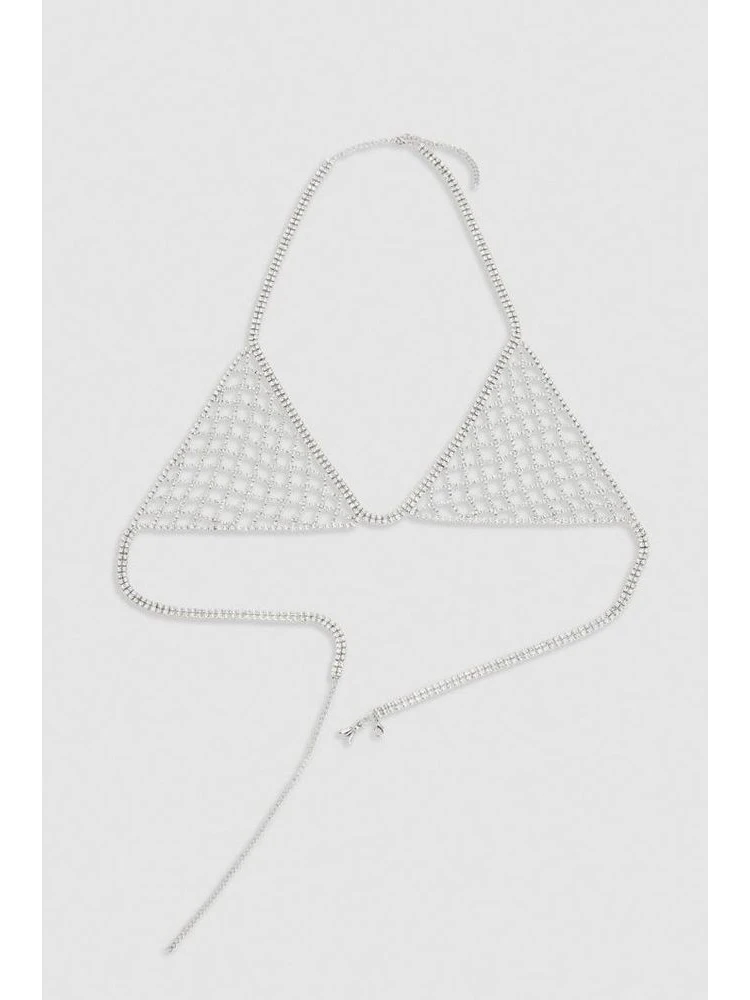 White Copper Bra