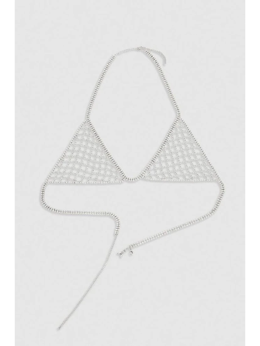 White Copper Bra