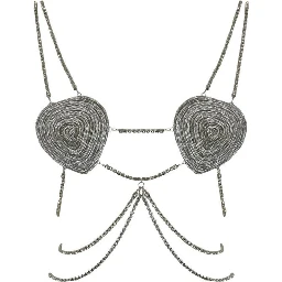 White Copper Bra