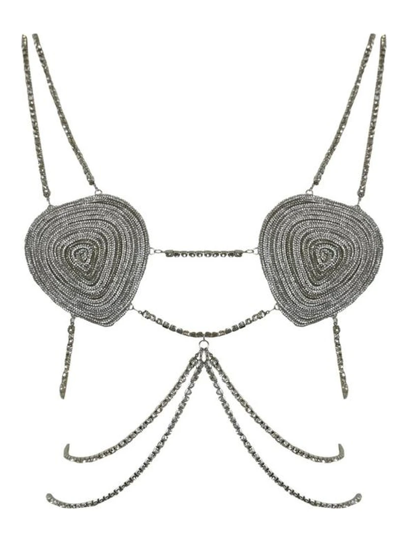 White Copper Bra