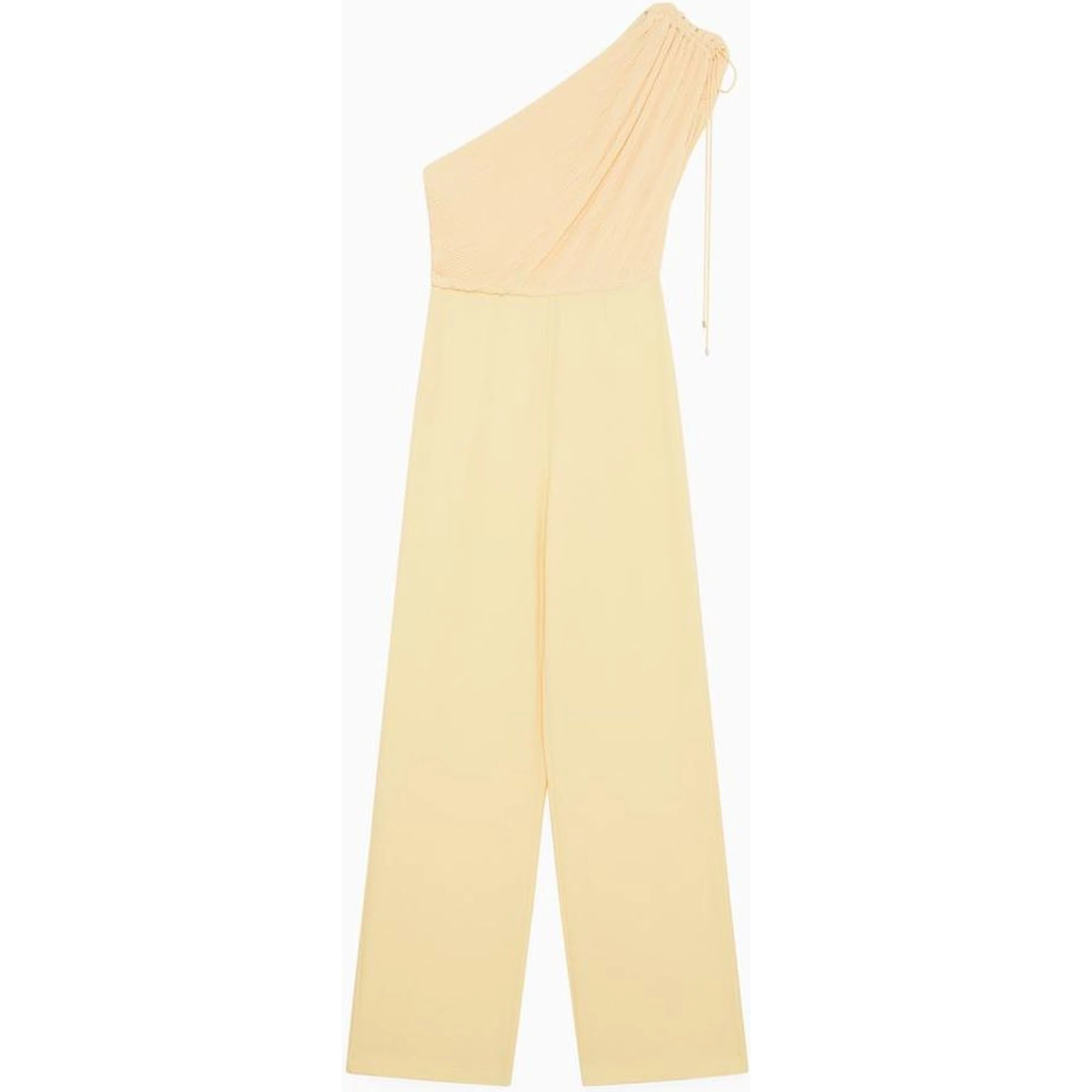 Yellow Polyester Rompers