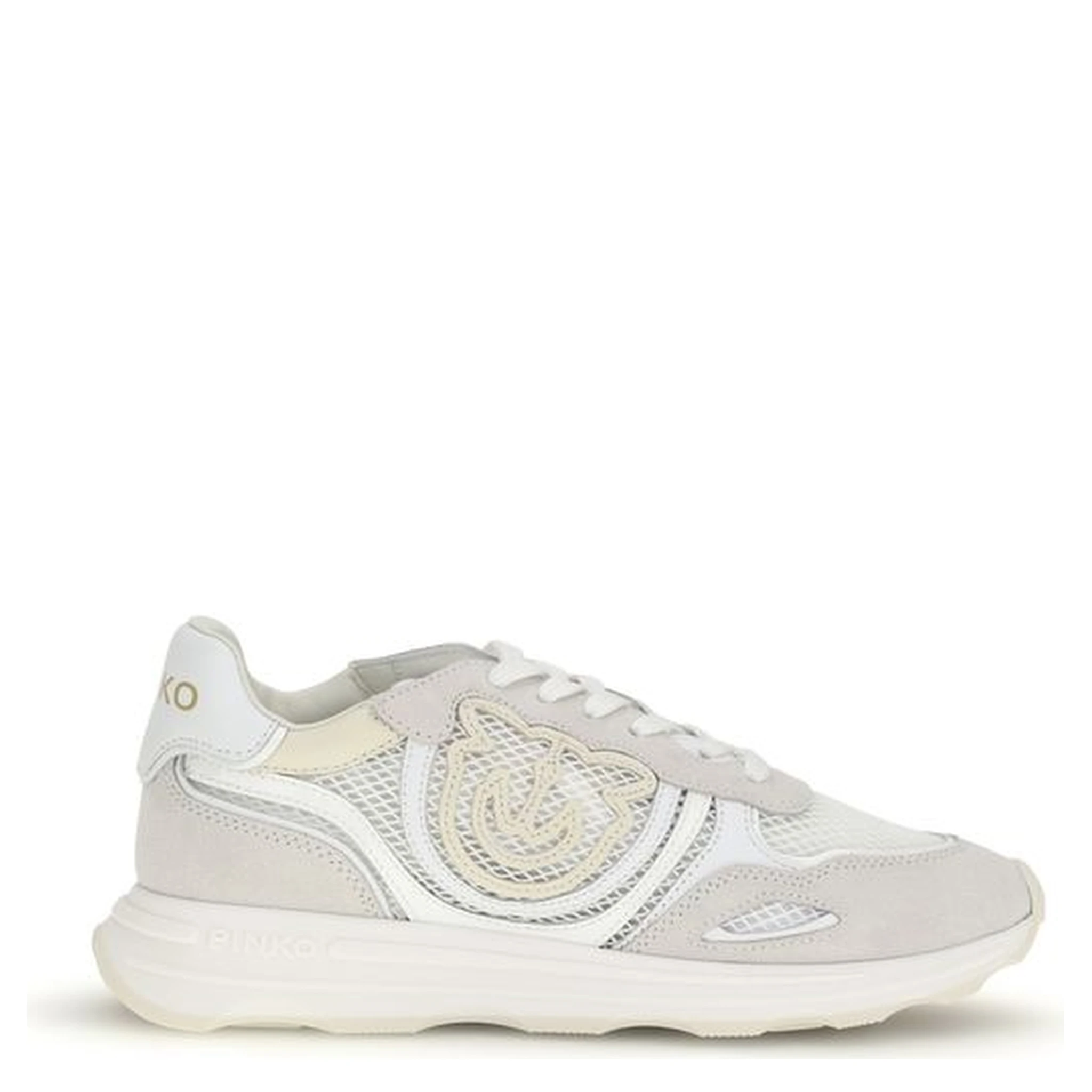 White Calf Leather Bos Taurus Athletic Sneakers