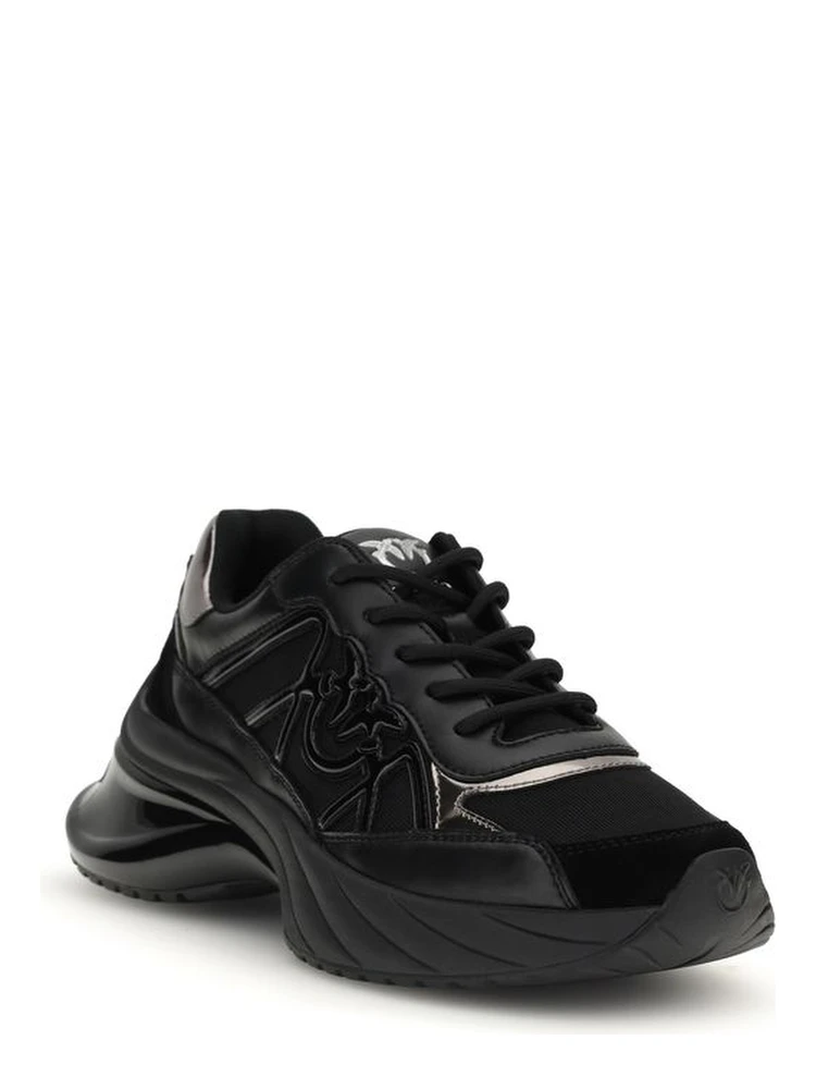 Black Calf Leather Bos Taurus Chunky Sneakers alternative