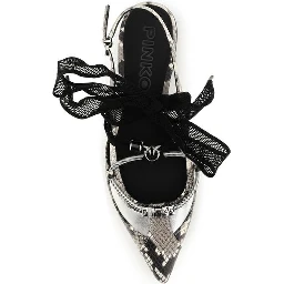 Multicolor Calf Leather Bos Taurus Ballet Flats