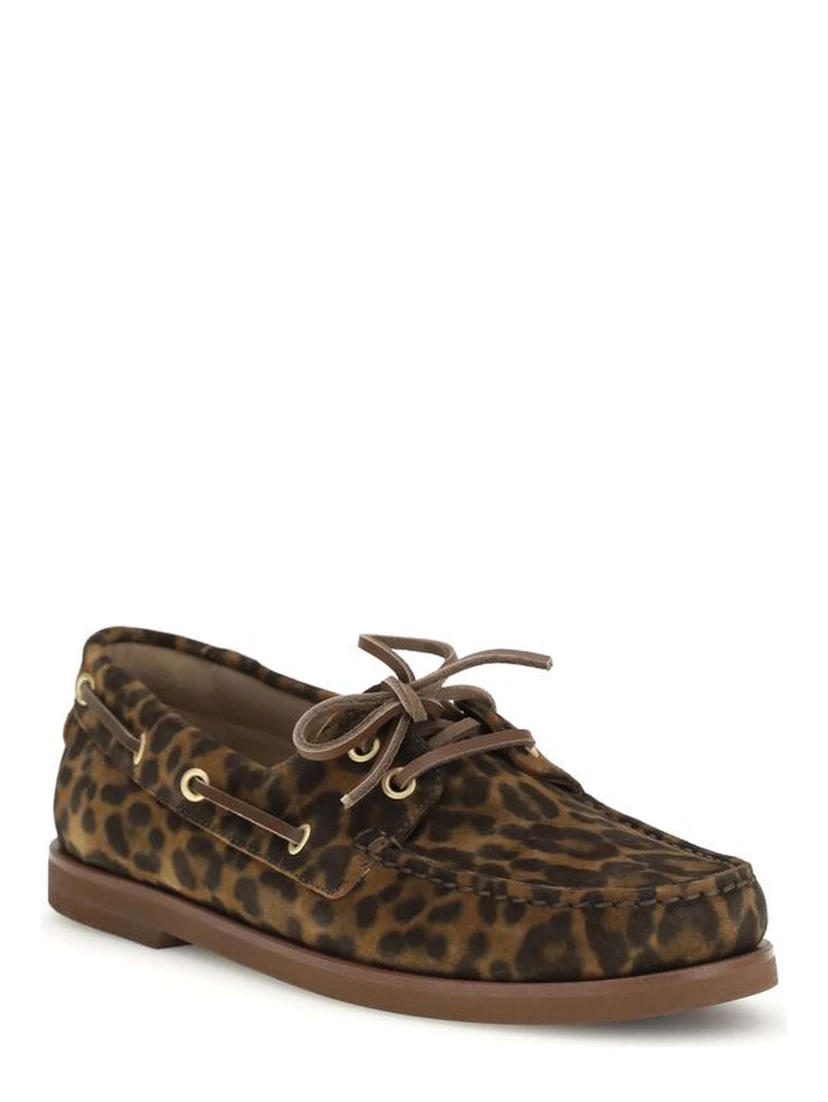 Multicolor Calf Leather Bos Taurus Slip-On Loafers