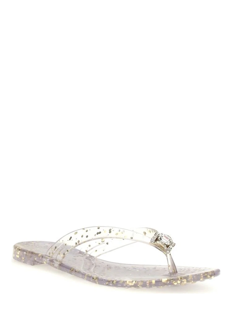 Gold Polyurethane Flat Sandals alternative