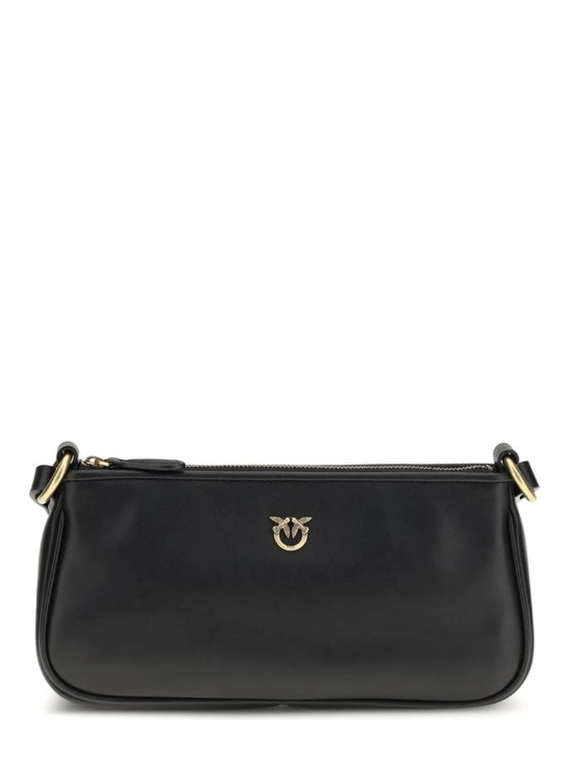 Black Calf Leather Bos Taurus Shoulder Bag