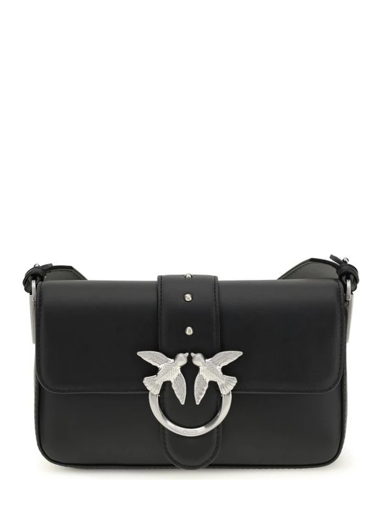 Black Calf Leather Bos Taurus Shoulder Bag