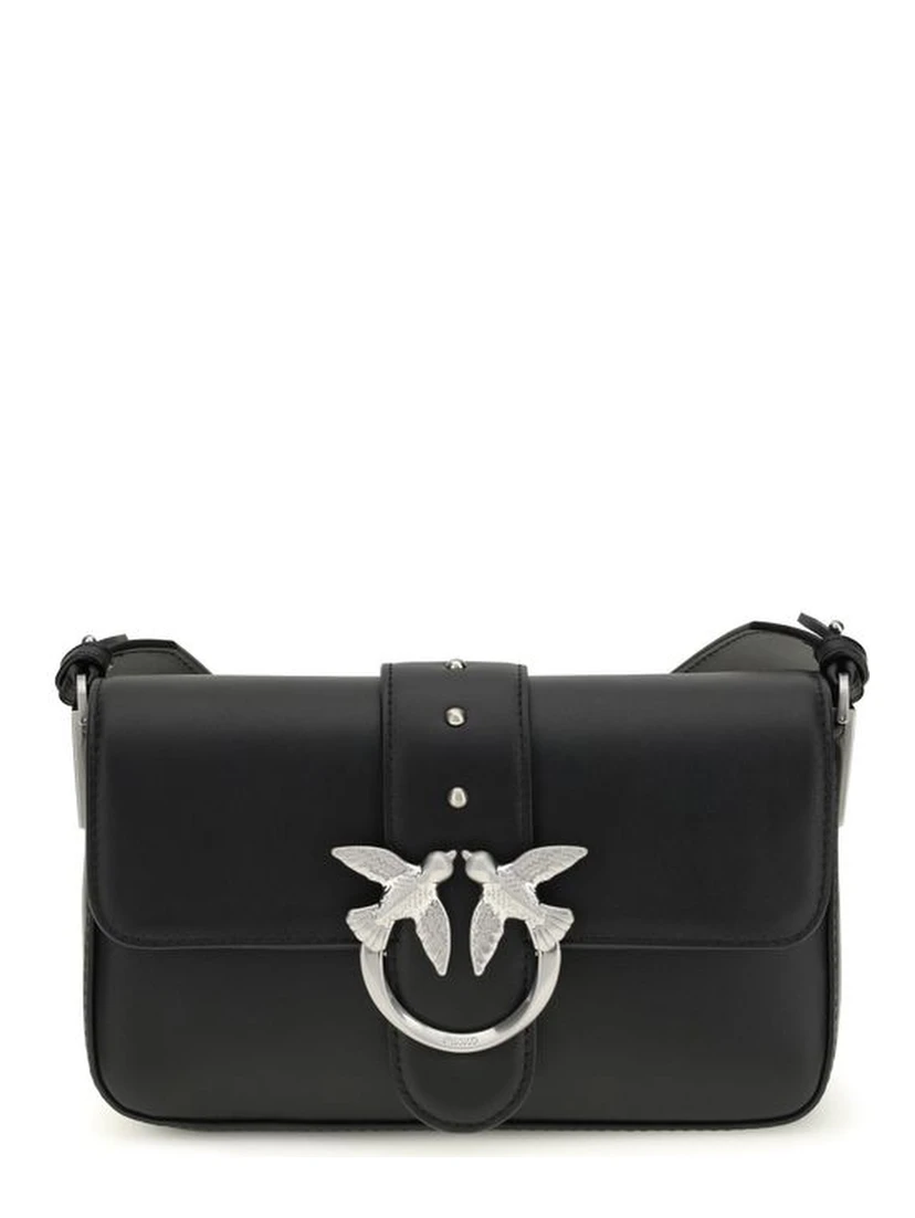 Black Calf Leather Bos Taurus Shoulder Bag
