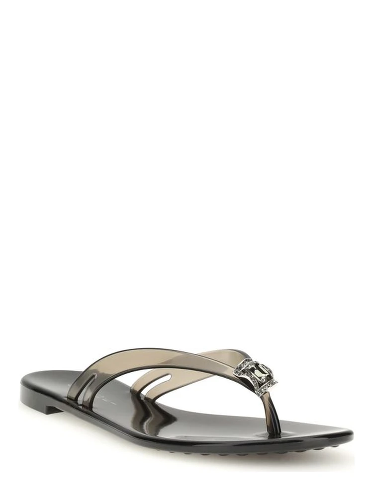 Black Polyurethane Sandals alternative
