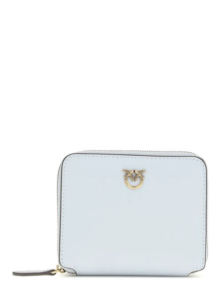 Light Blue Calf Leather Bos Taurus Wallet