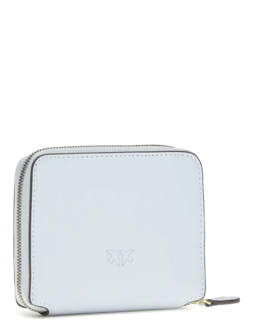 Light Blue Calf Leather Bos Taurus Wallet