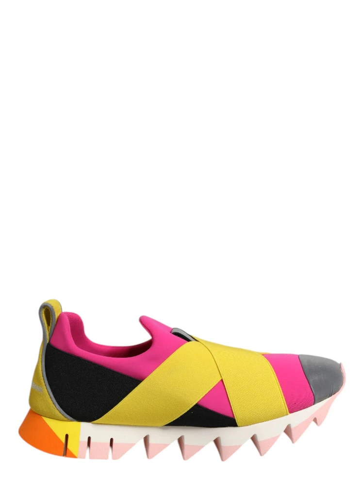 Multicolor Neoprene Elastic Ibiza Sneakers Shoes