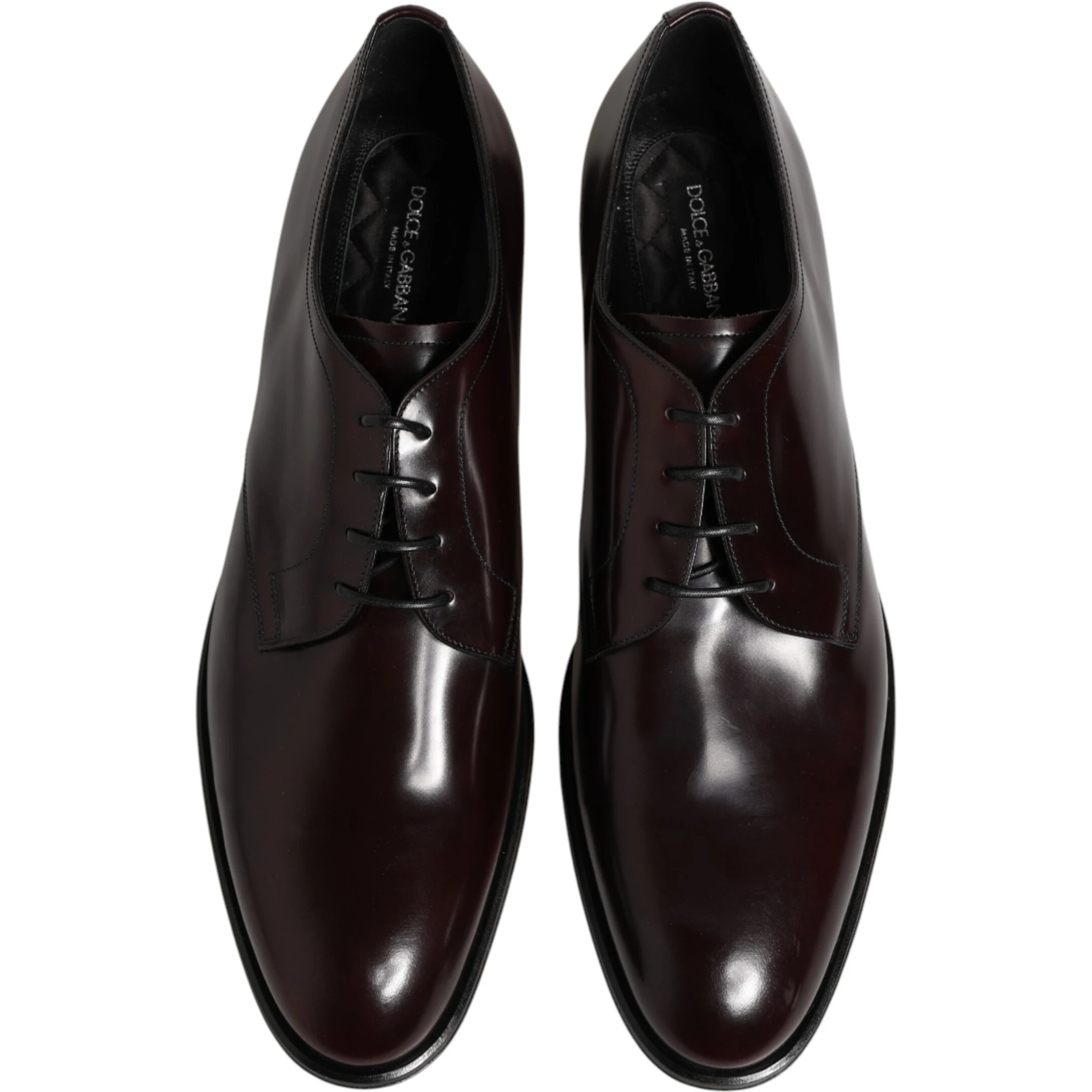 Black Lace Up Leather Dress Derby Men Shoes