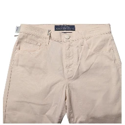 Beige Mid Waist Skinny Fit Denim Trouser Jeans