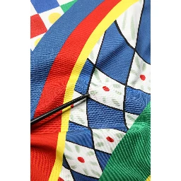 Multicolor Carretto Print Men Bermuda Shorts