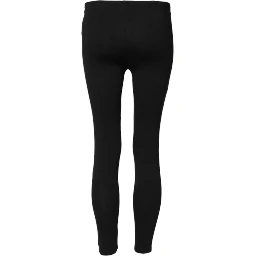 Black Skinny Mid Waist Leggings Cropped Trouser Pants