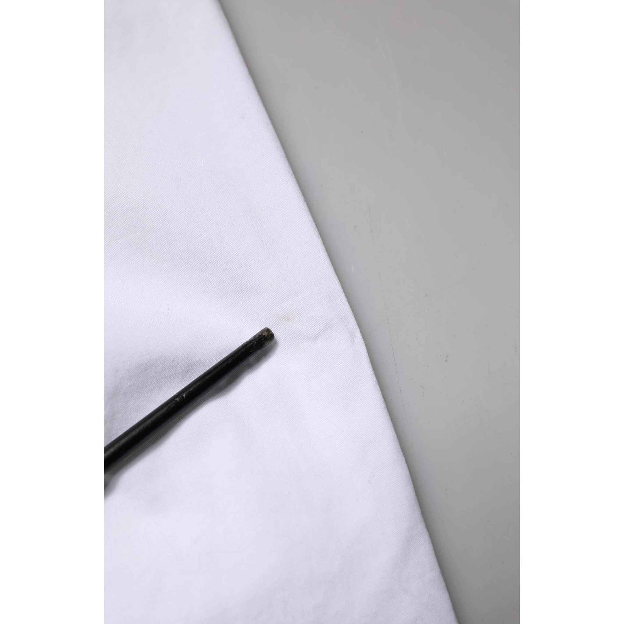 White Cotton Skinny Mid Waist Chino Trouser Pants