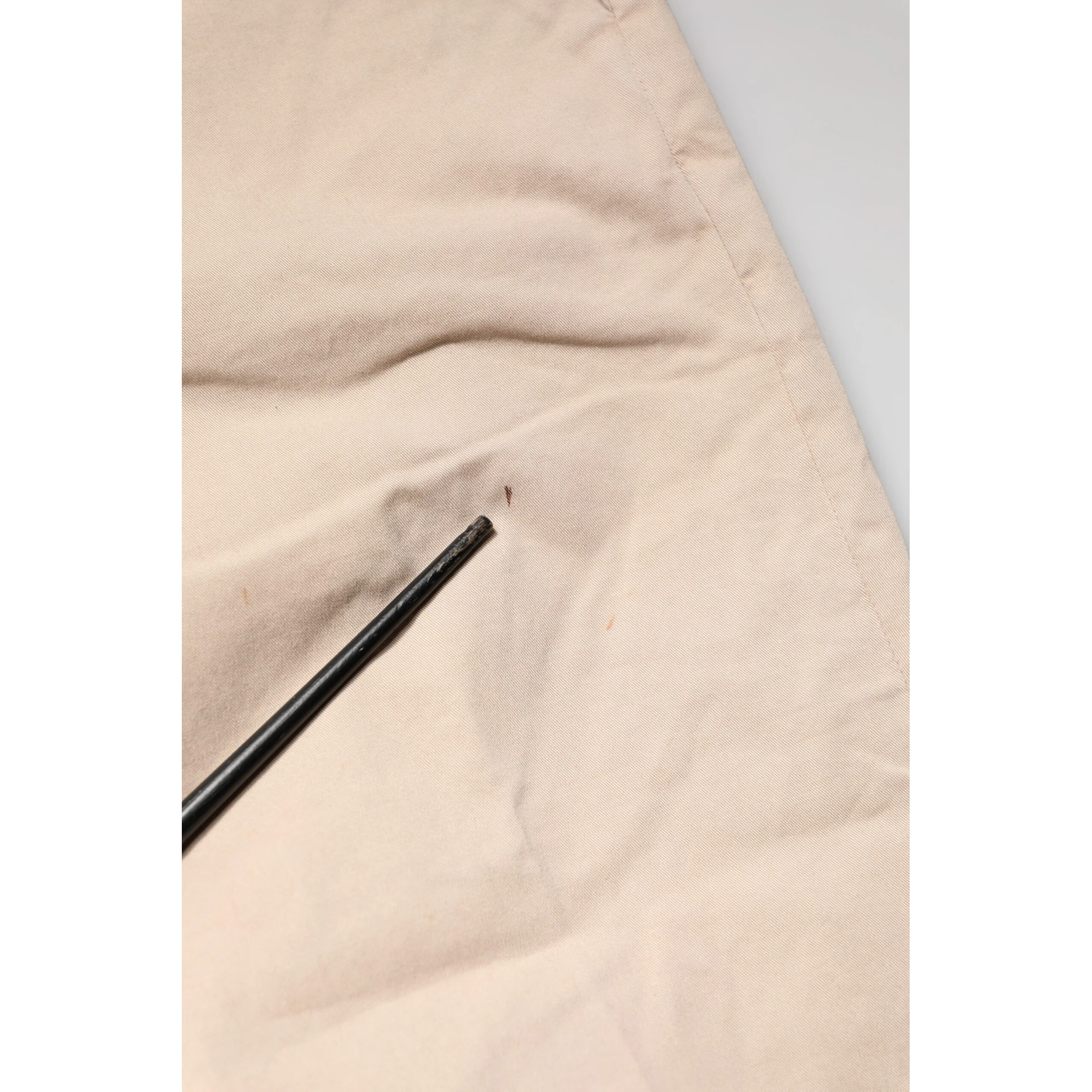Beige Straight Mid Waist Chino Trouser Casual Pants
