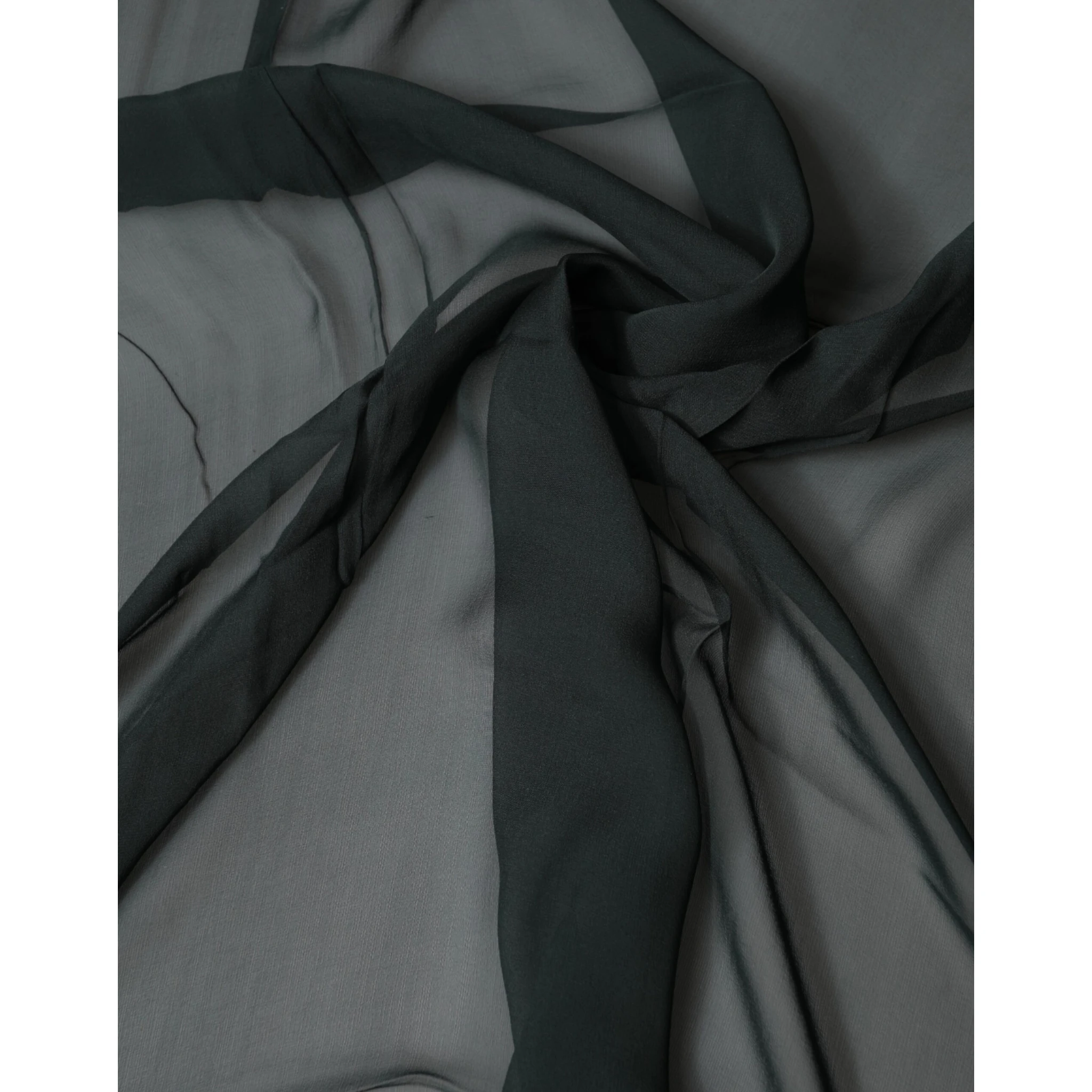 Dark Green Stole Silk Neck Wrap Shawl  Scarf