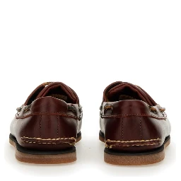 SCARPA DA BARCA IN PELLE