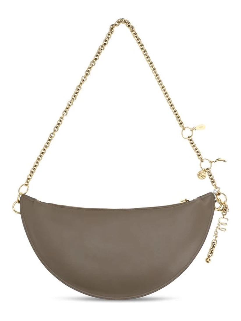 Gray Calf Leather Bos Taurus Shoulder Bag