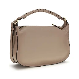 Gray Calf Leather Bos Taurus Shoulder Bag