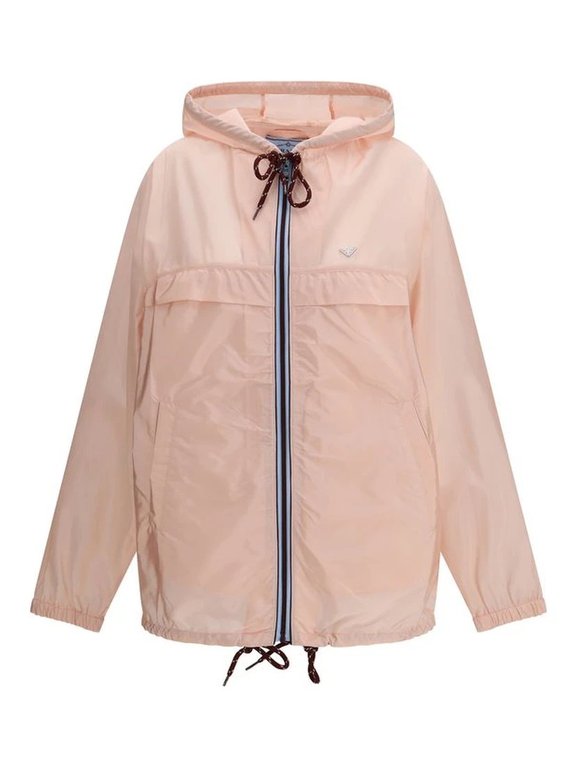 Multicolor Recycled Polyamide Shell Jacket