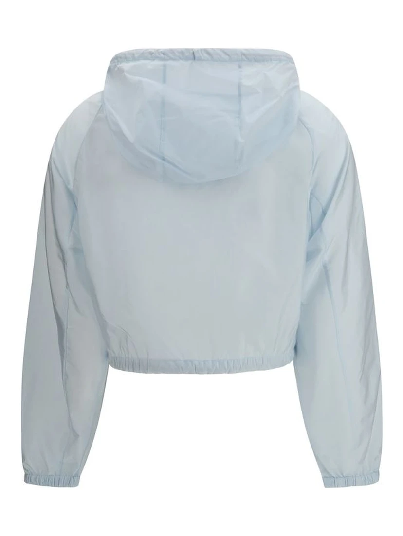 Blue Recycled Polyamide Shell Jacket