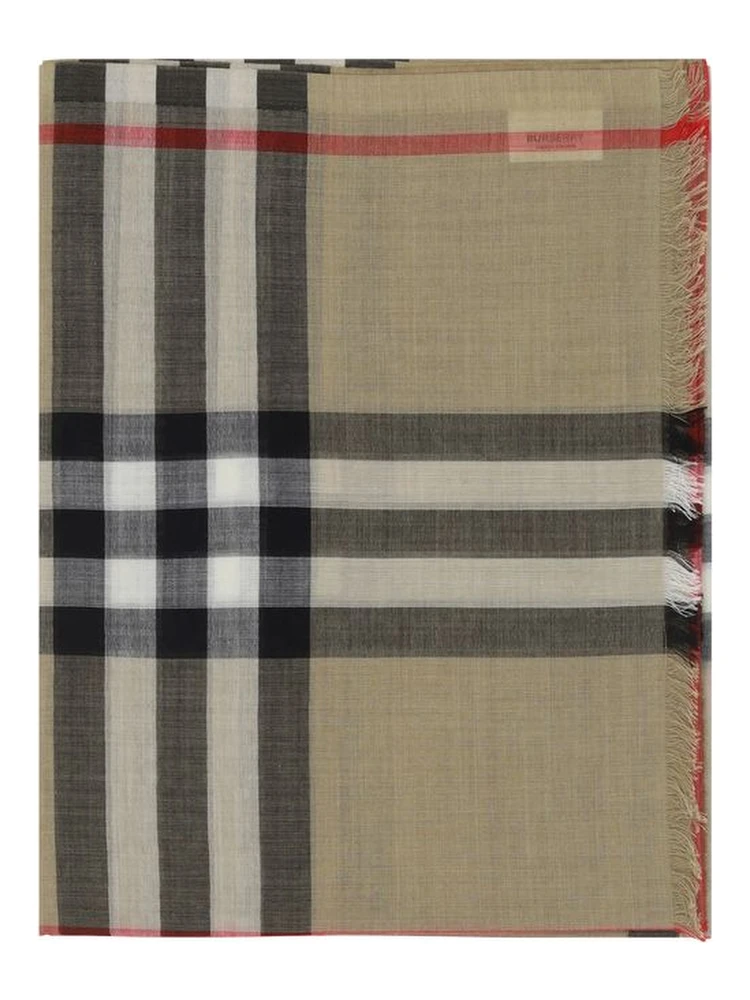 Brown Silk Scarf