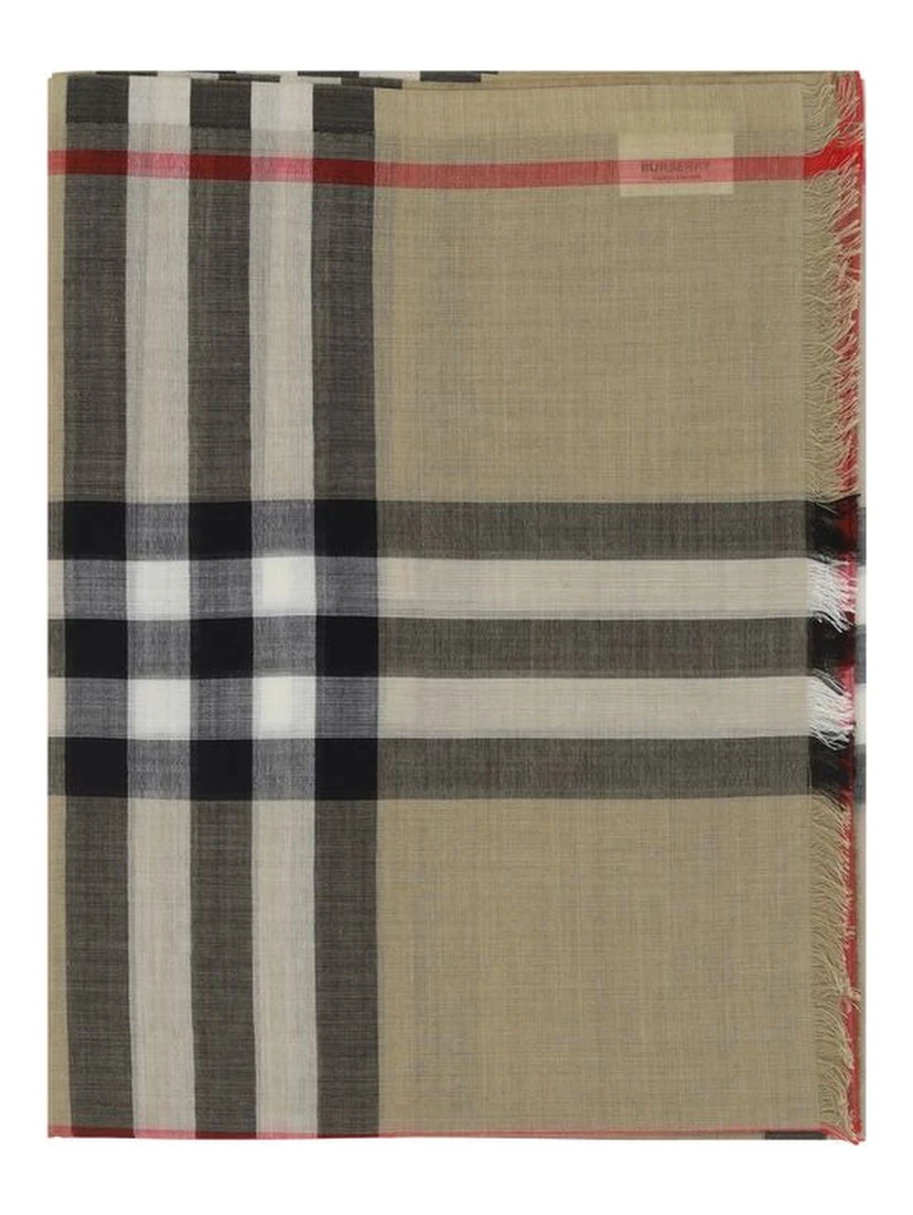 Brown Silk Scarf