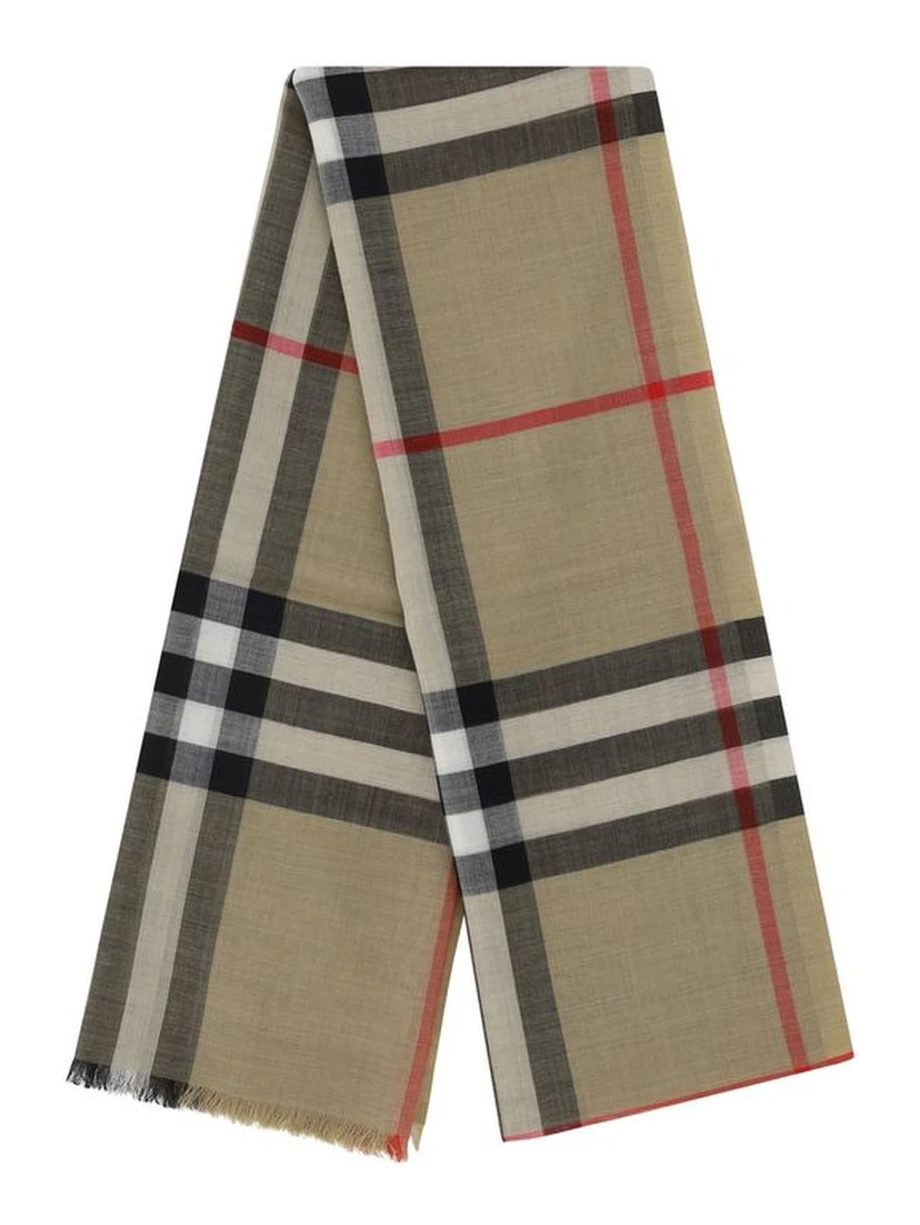 Brown Silk Scarf