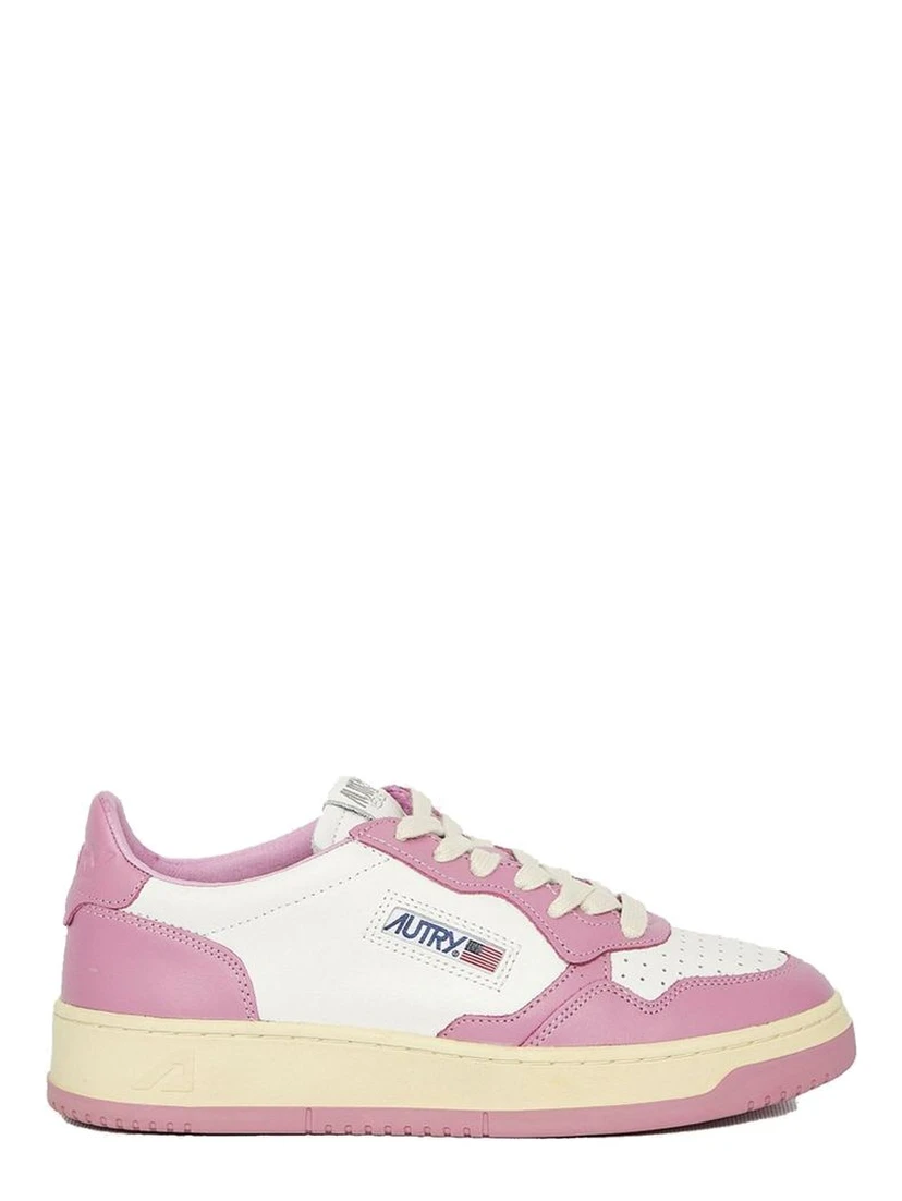 Multicolor Leather Low Top Sneakers