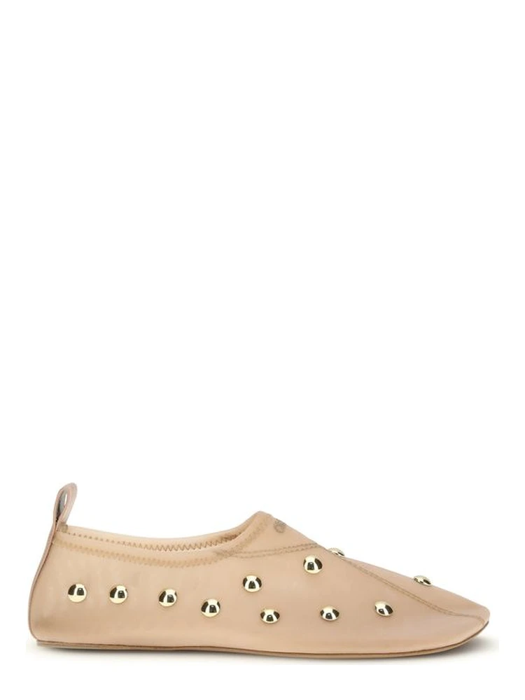 Multicolor Polyamide Ballet Flats