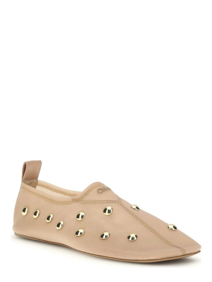 Multicolor Polyamide Ballet Flats