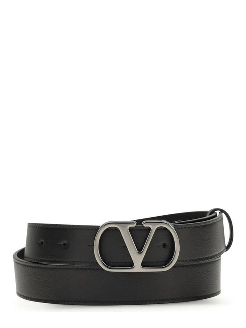 Black Calf Leather Bos Taurus Regular Belt