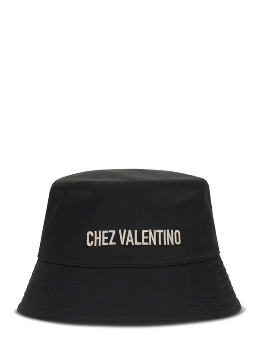 Black Cotton Bucket Hat