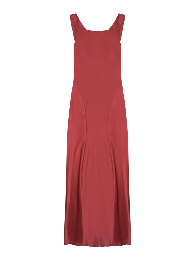 satin long dress