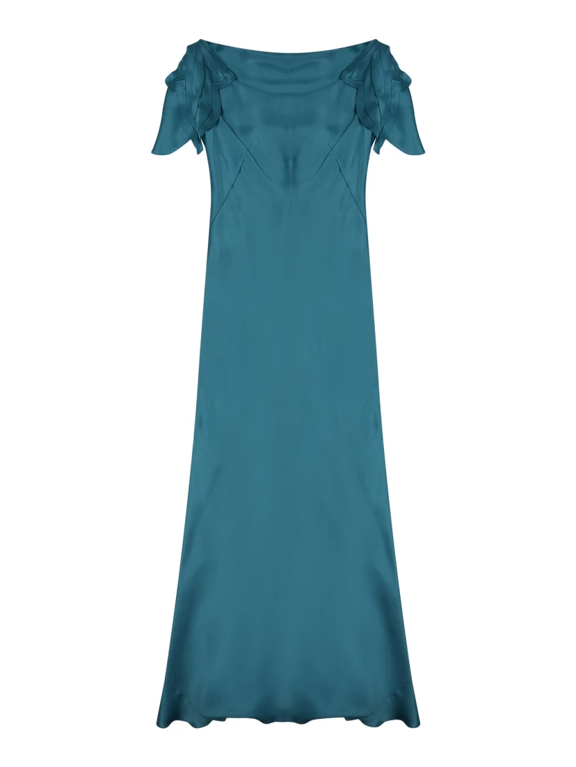 long fluid dress