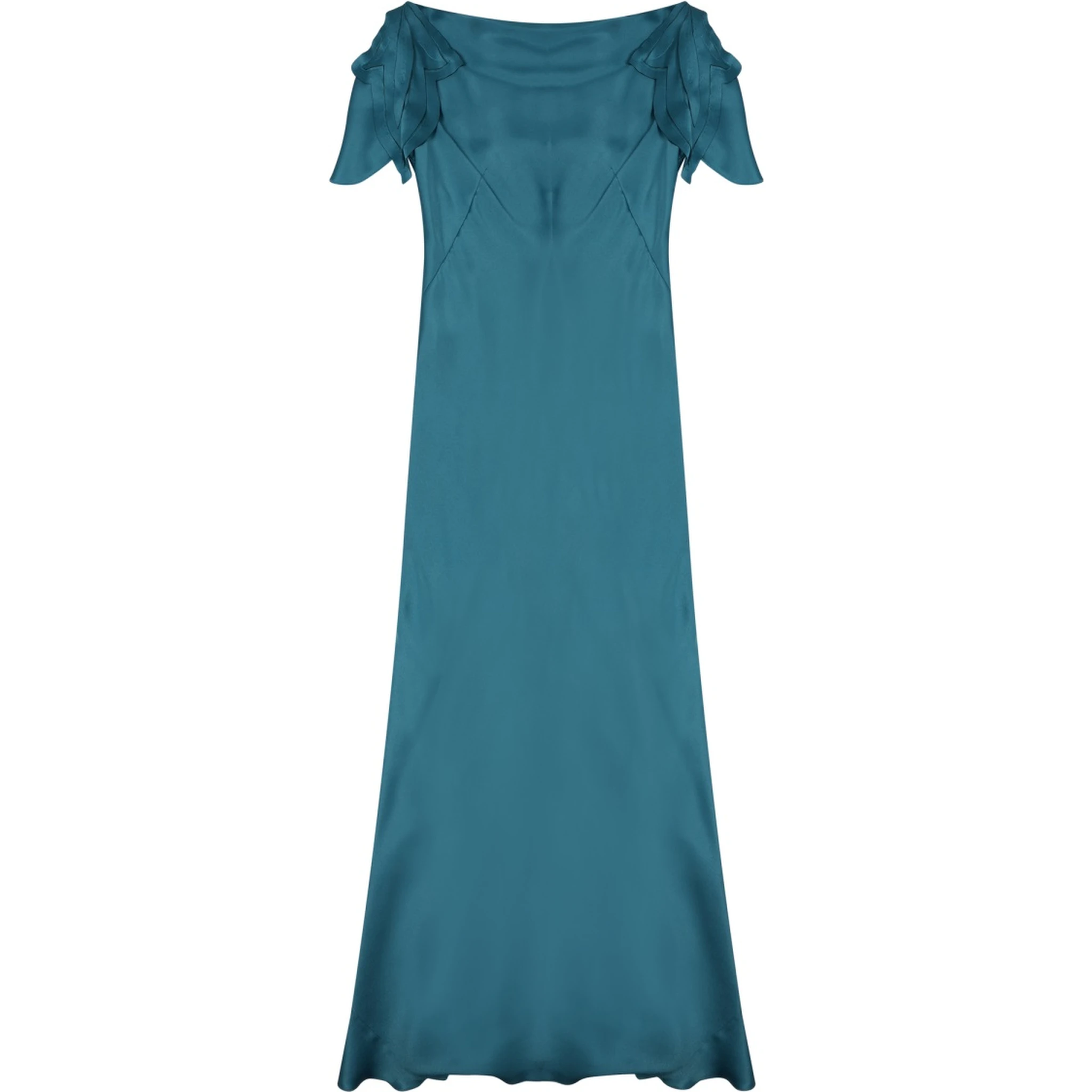 long fluid dress
