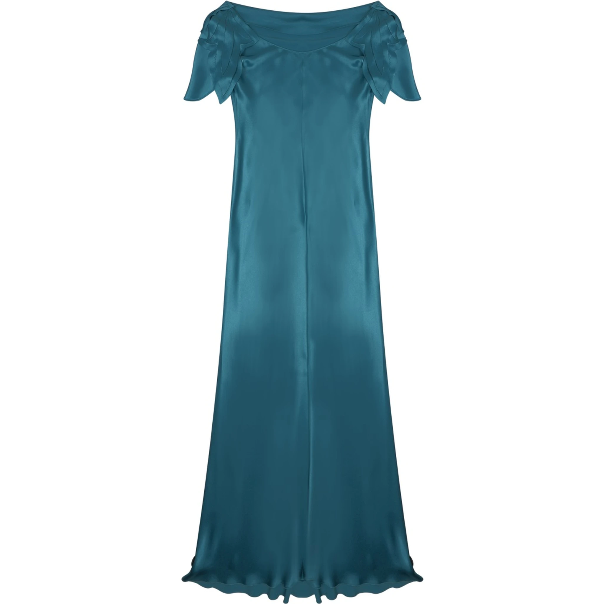 long fluid dress