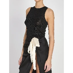 Ribbed knit tank top