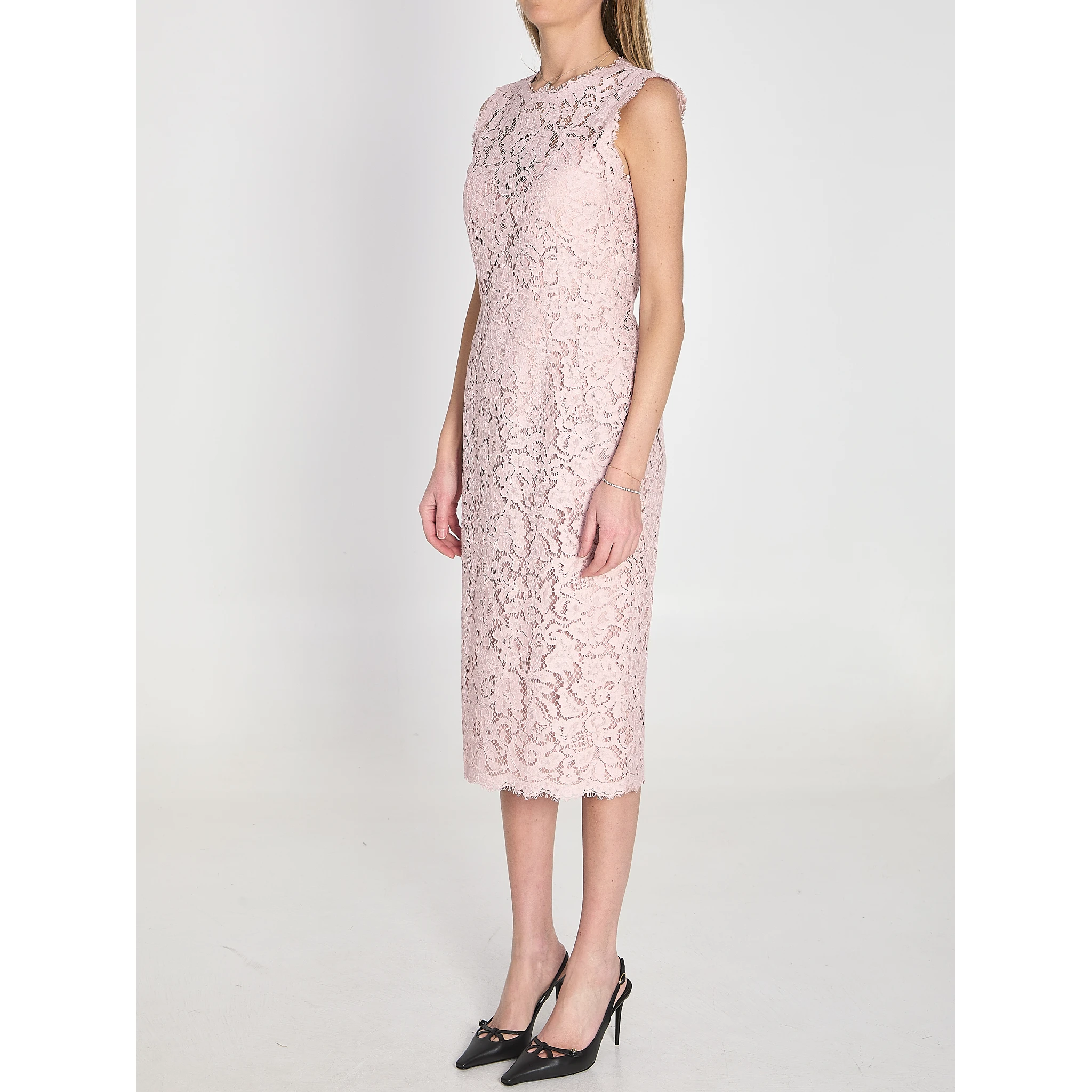 Lace midi dress